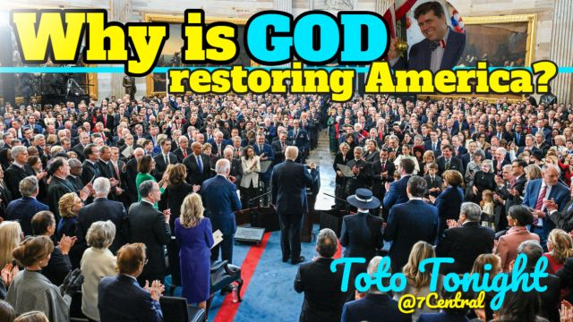 Toto Tonight 2/4/25  Why Is God Saving America?