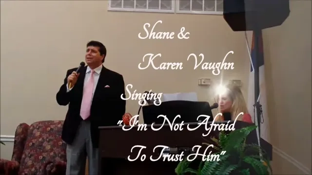 Shane Vaughn and Karen Kendrick singing 