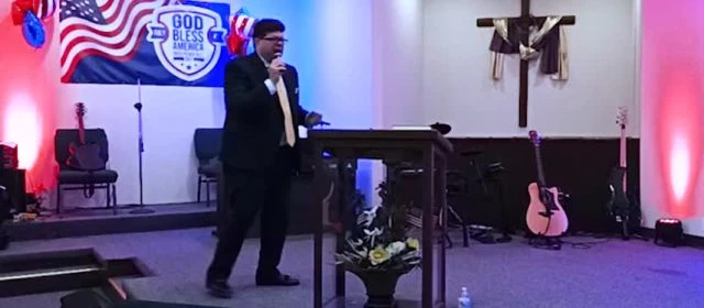 Pastor Shane Vaughn Sings LIVE  Sheltered In The Arms of God  by Dottie Rambo