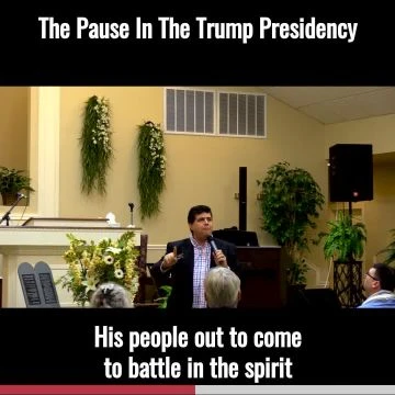 Pastor Shane Vaughn preaches LIVE  Why Would God allow a Pause in the Trump Presidency