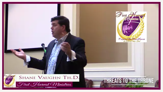 Shane Vaughn Preaches LIVE  Threats To The Throne