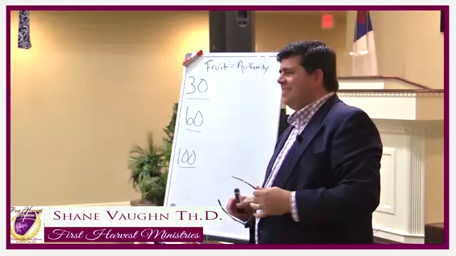Shane Vaughn Teaches  True Spiritual Authority, 30,60,100 fold