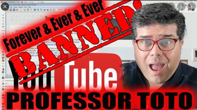 Banned from Youtube!