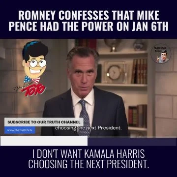 Romney Confesses - PENCE HAD THE POWER