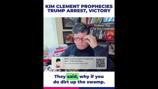 TOTO has an URGENT MESSAGE - TRUMPS ARREST in PROPHECY !!!