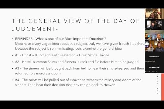 Pastor Shane Vaughn Teaches: Part 7 ''JOY COMES IN THE MORNING'' - The Great Judgment Day