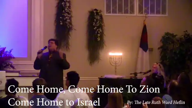 Worship Song by the Late Ruth Heflin; Come Home To Zion