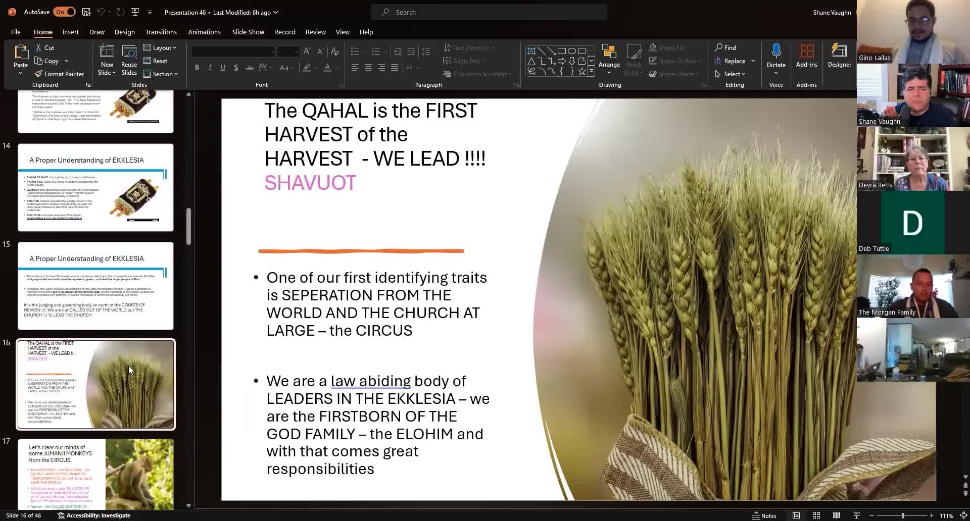 Part 2 - Keeps Of The Qahal - Introduction to Shavuot - 4/20/24