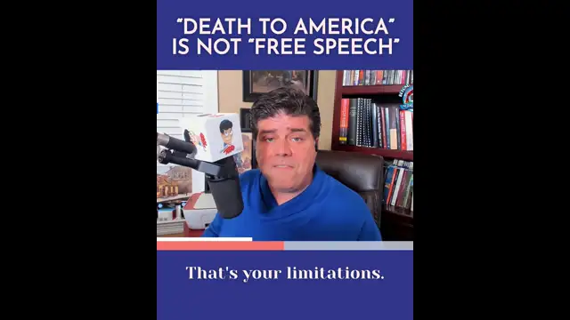 Death To America is NOT FREE SPEECH
