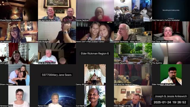 Sabbath Bible Study with Elder. Jan Meadows 1/24/25